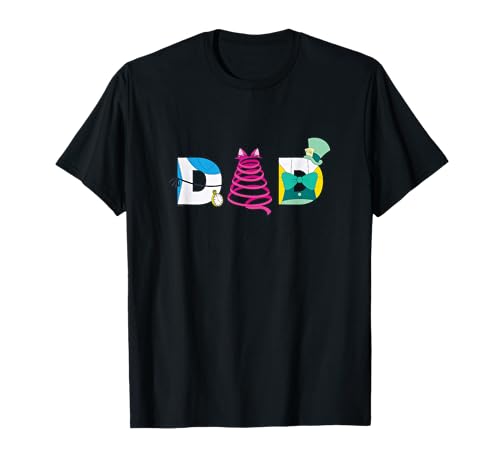 Disney Alice in Wonderland Father’s Day Birthday Best Dad T-Shirt