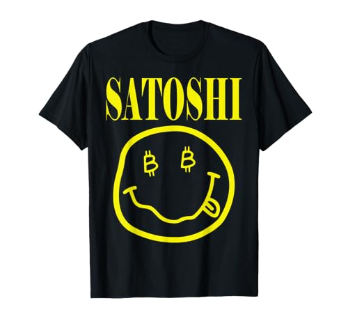 Satoshi Bitcoin Yellow Smile Face T-Shirt