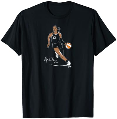 A'ja Wilson: Superstar Pose - Las Vegas Basketball T-Shirt
