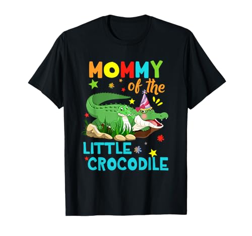 Mommy Of Little Crocodile Birthday Family Shirts Matching T-Shirt