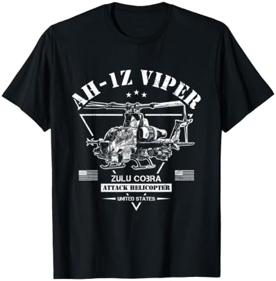 AH-1Z Viper "Zulu Cobra" Attack Helicopter T-Shirt