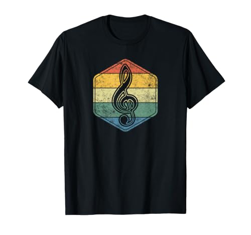 Llaves de violín, clave de sol, música, retro, vintage, hexagonal...