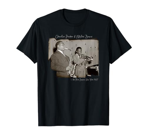 Miles Davis and Charlie Parker at The Three Deuces Camiseta