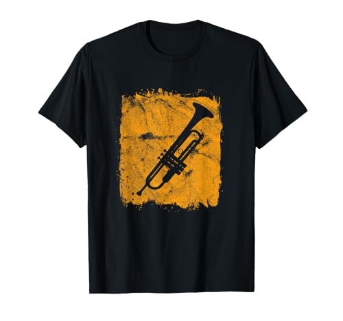 Trompeta Vintage Regalo Músico Blues Retro Camiseta