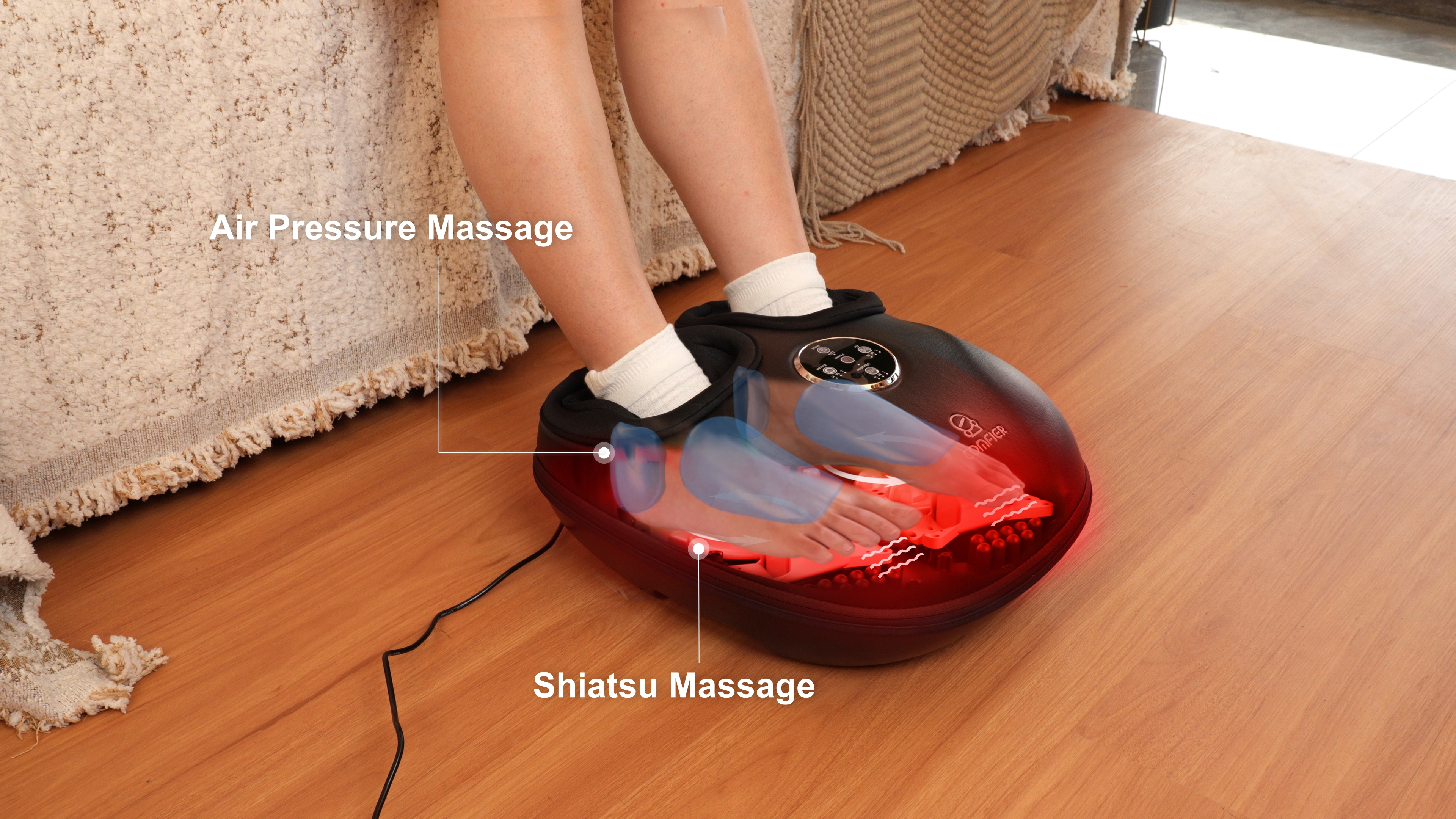 Amazon.com: COMFIER Shiatsu Foot Massager Machine with Heat