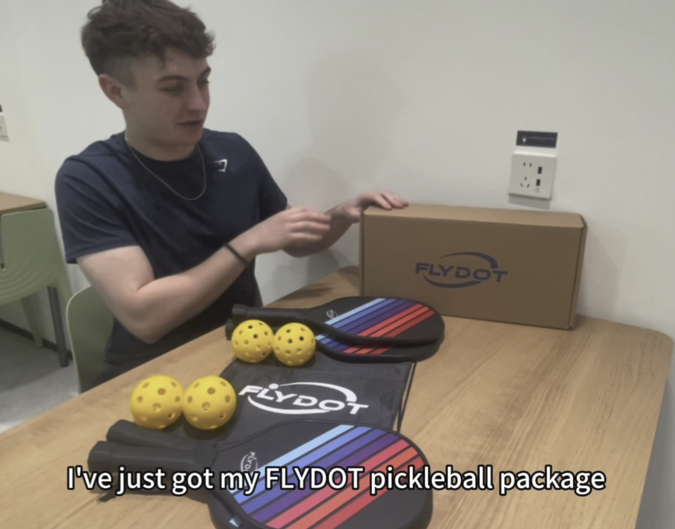 Amazon.com: Flydot Pickleball Paddles, Set of 4, Black, 4