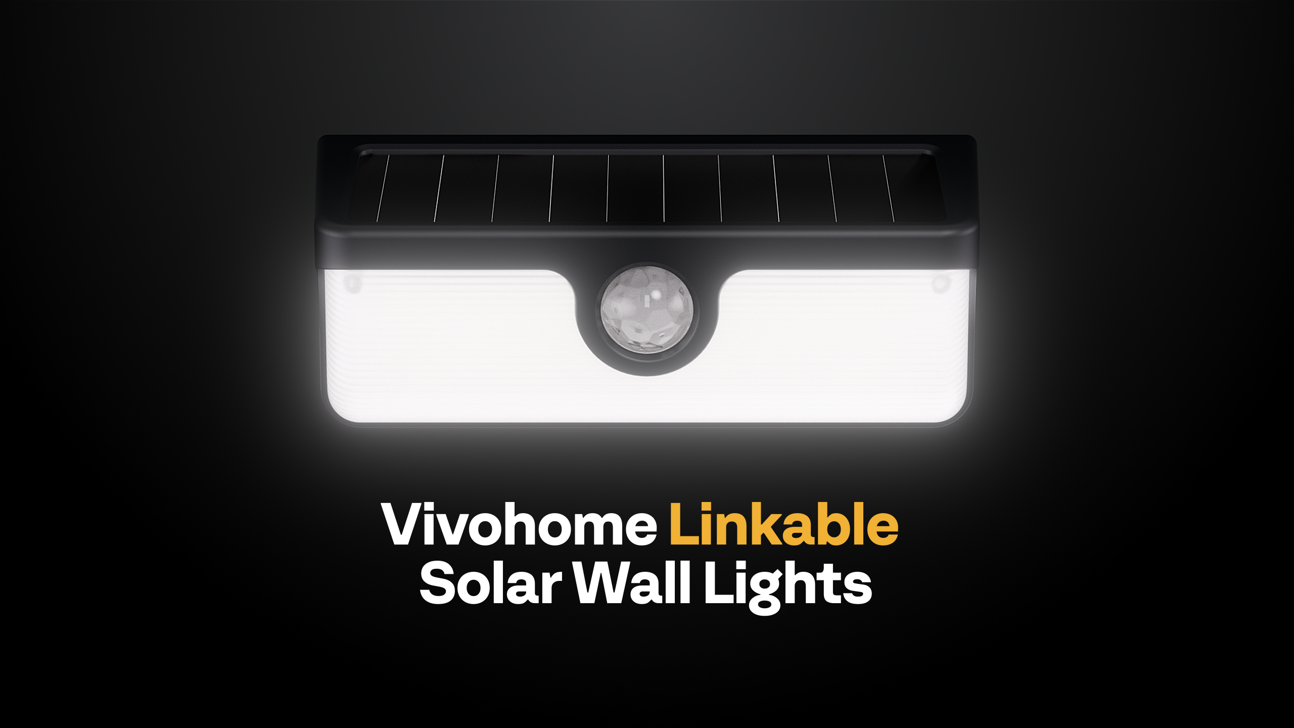 Amazon.com: VIVOHOME Linkable Solar Lights Outdoor, 2500LM Motion