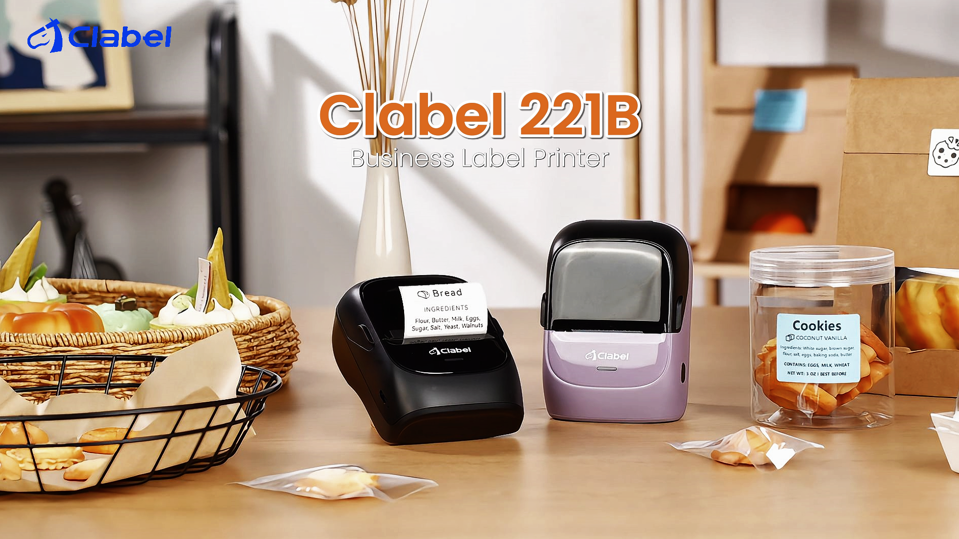 CLABEL Bluetooth Label Printer Self-adhesive: 221B Mini Thermal Label Device Portable Barcode Label Printer Compatible with iOS and Android Label Printer for Address Home Office(Blue CLABEL Bluetooth Label Printer Self-adhesive: 221B Mini Thermal Label Device Portable Barcode Label Printer Compatible with iOS and Android Label Printer for Address Home Office(Blue