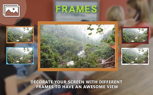 chuva de montanhas grátis, sente-se, relaxe e toque durante as férias de natal na sua TV HDR 8k 4k e