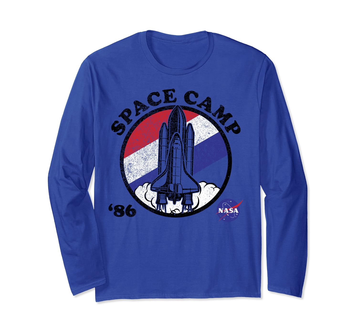 nasa hoodie red white and blue