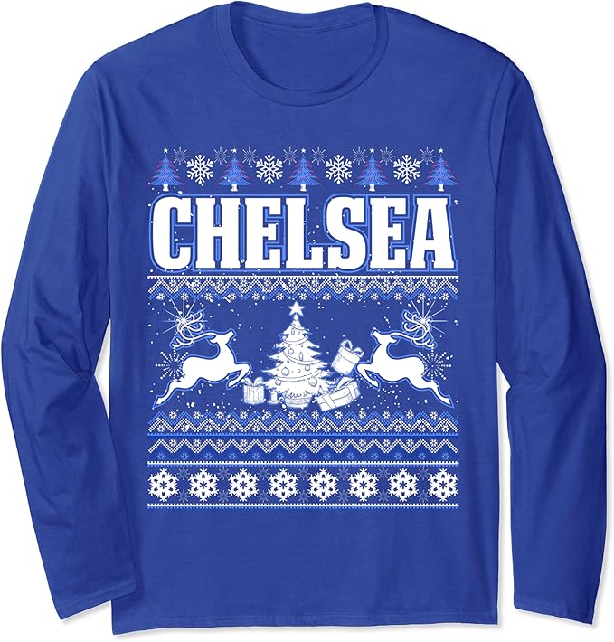 Chelsea fc ugly christmas sweater Clearance
