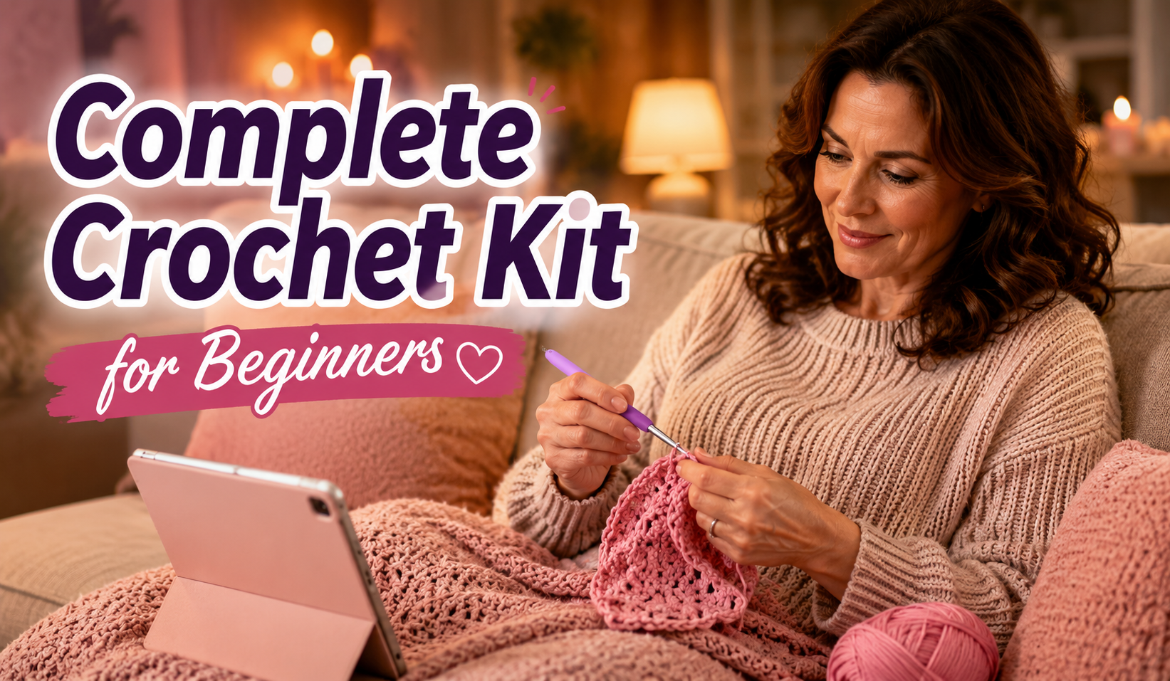Amazon.com: Aeelike Crochet Kit for Beginners - 59-Piece Crochet
