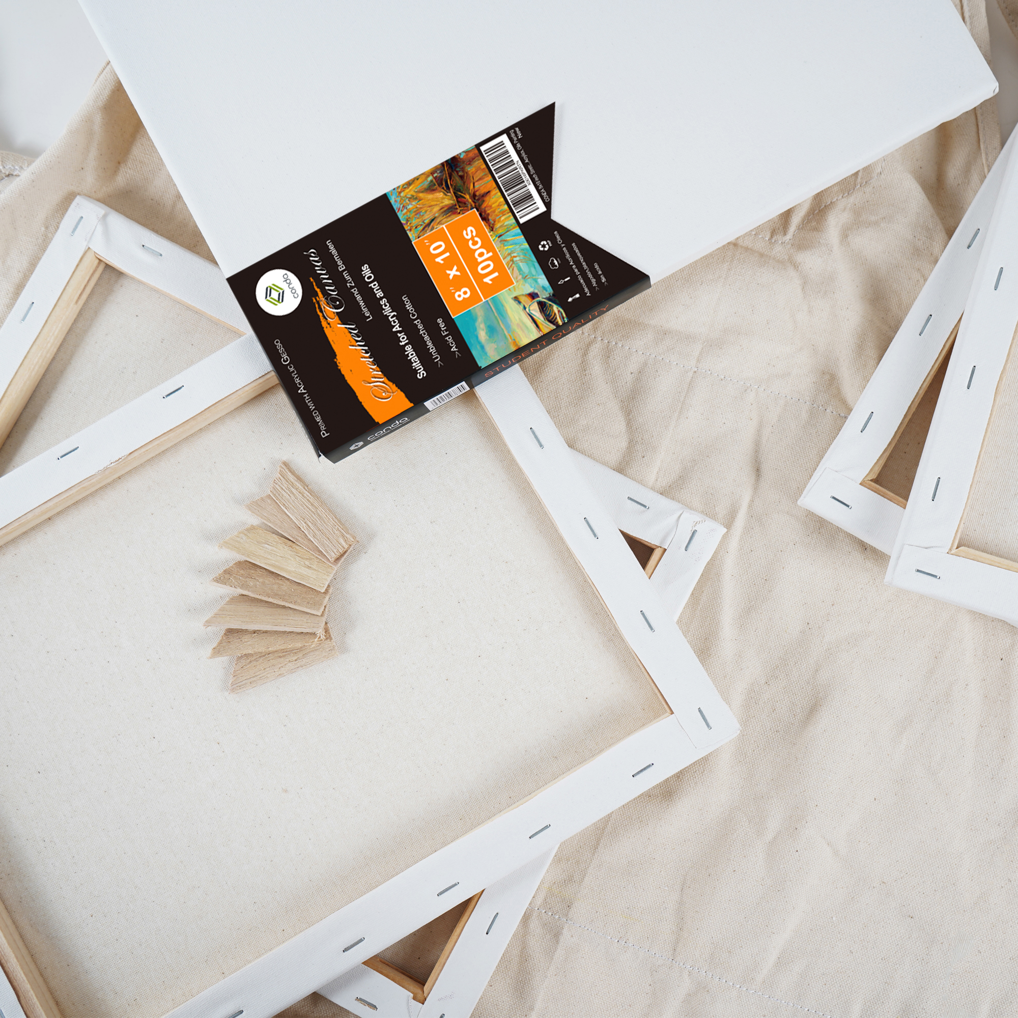 Amazon.com: CONDA Large Canvas for Painting 36x48 Inch 2-Pack, Big