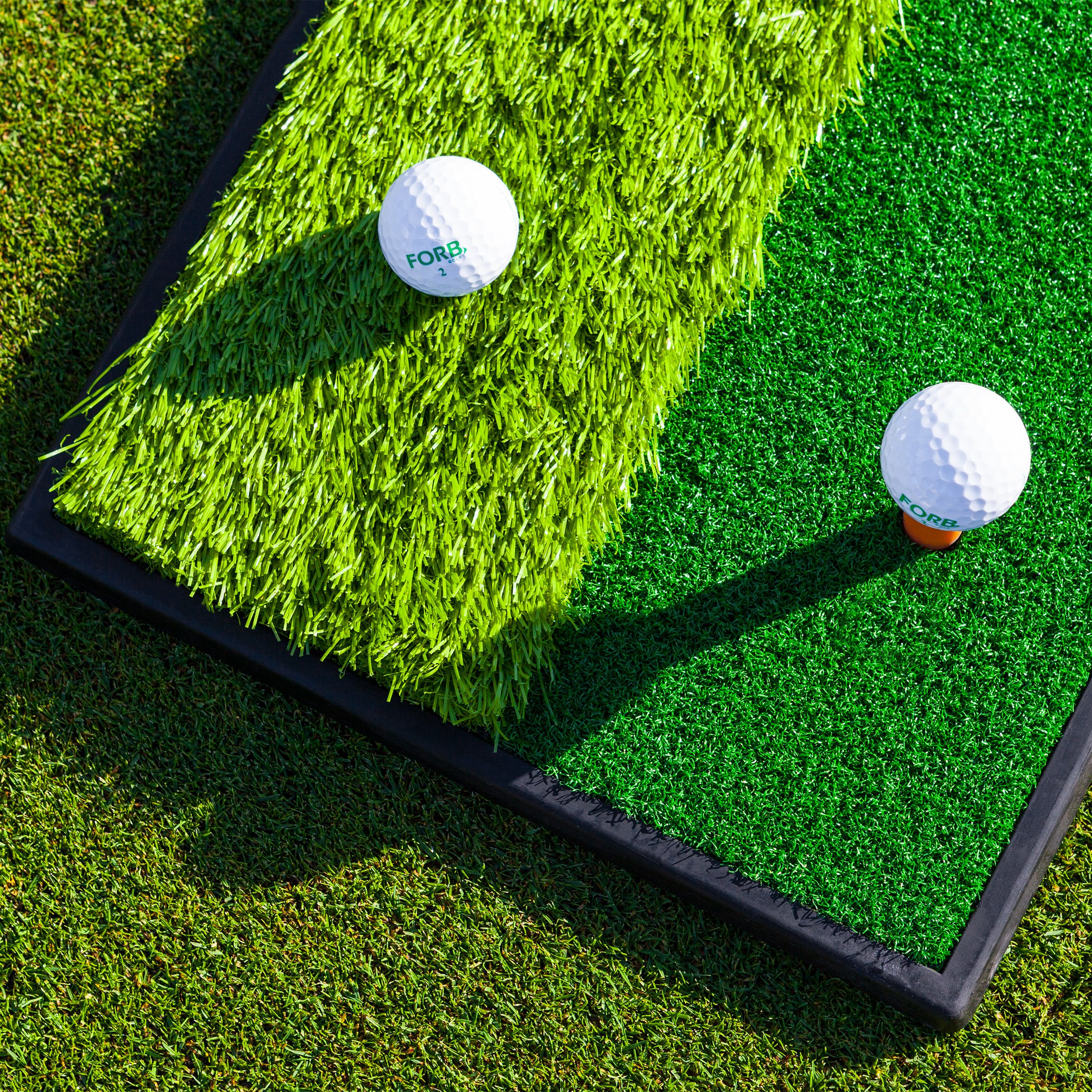 FORB Alfombra de Práctica Launch Pad para Entrenamientos de Golf – Tapete de Golf para Campos, Casa o Jardín (2 Opciones)