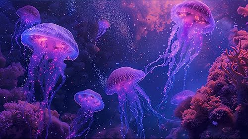 Aquarium Screensaver Ultra HD 4K: A Tranquil Underwater Experience with Realistic Marine Life, Ambie
