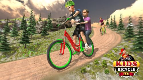 Kids Bmx Bicycle Taxi Sim - Uphill Bicycle Racing #TOP2