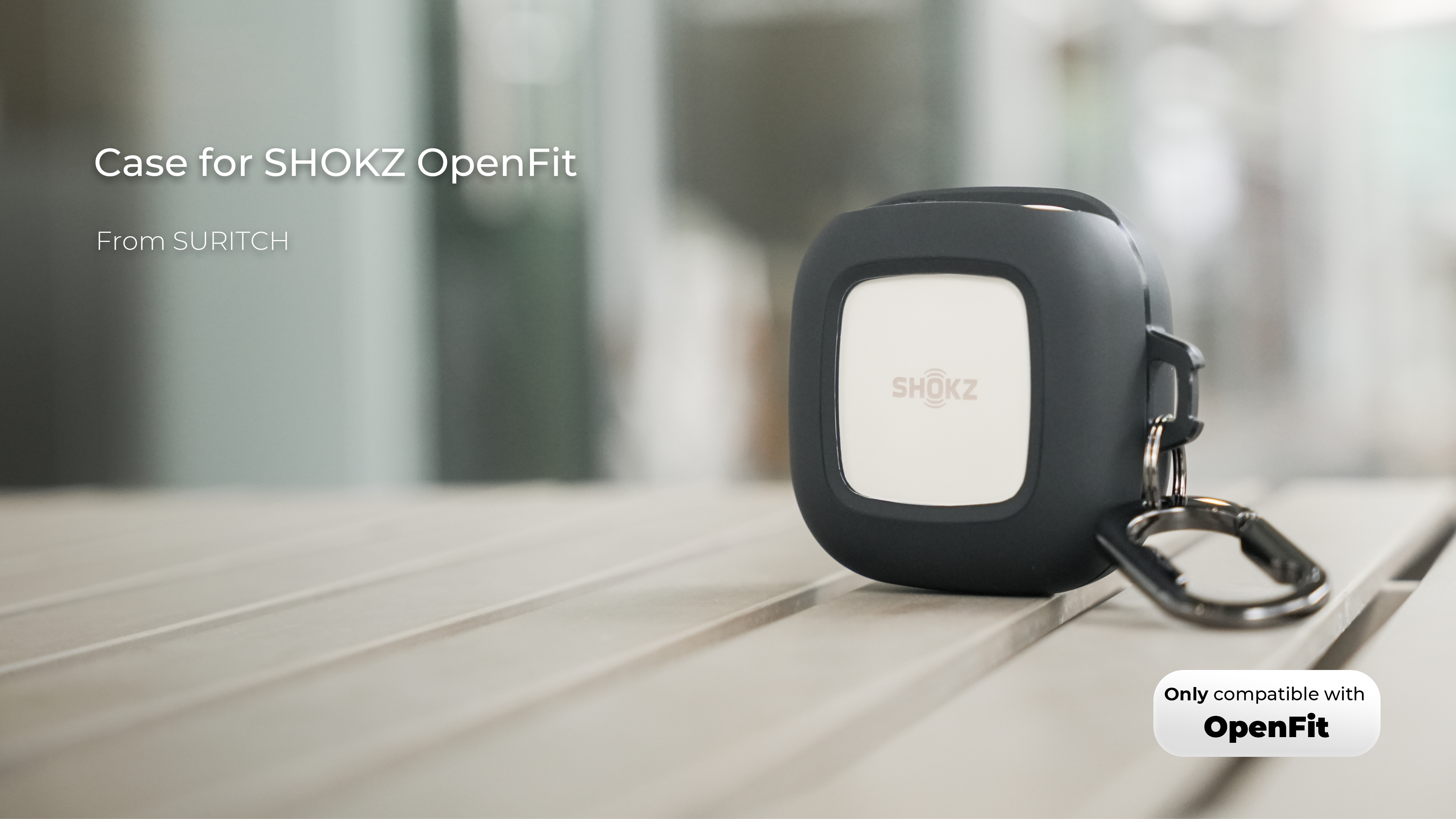 SURITCH for SHOKZ OpenFit Case Cover, Shockproof Magnetic Cases