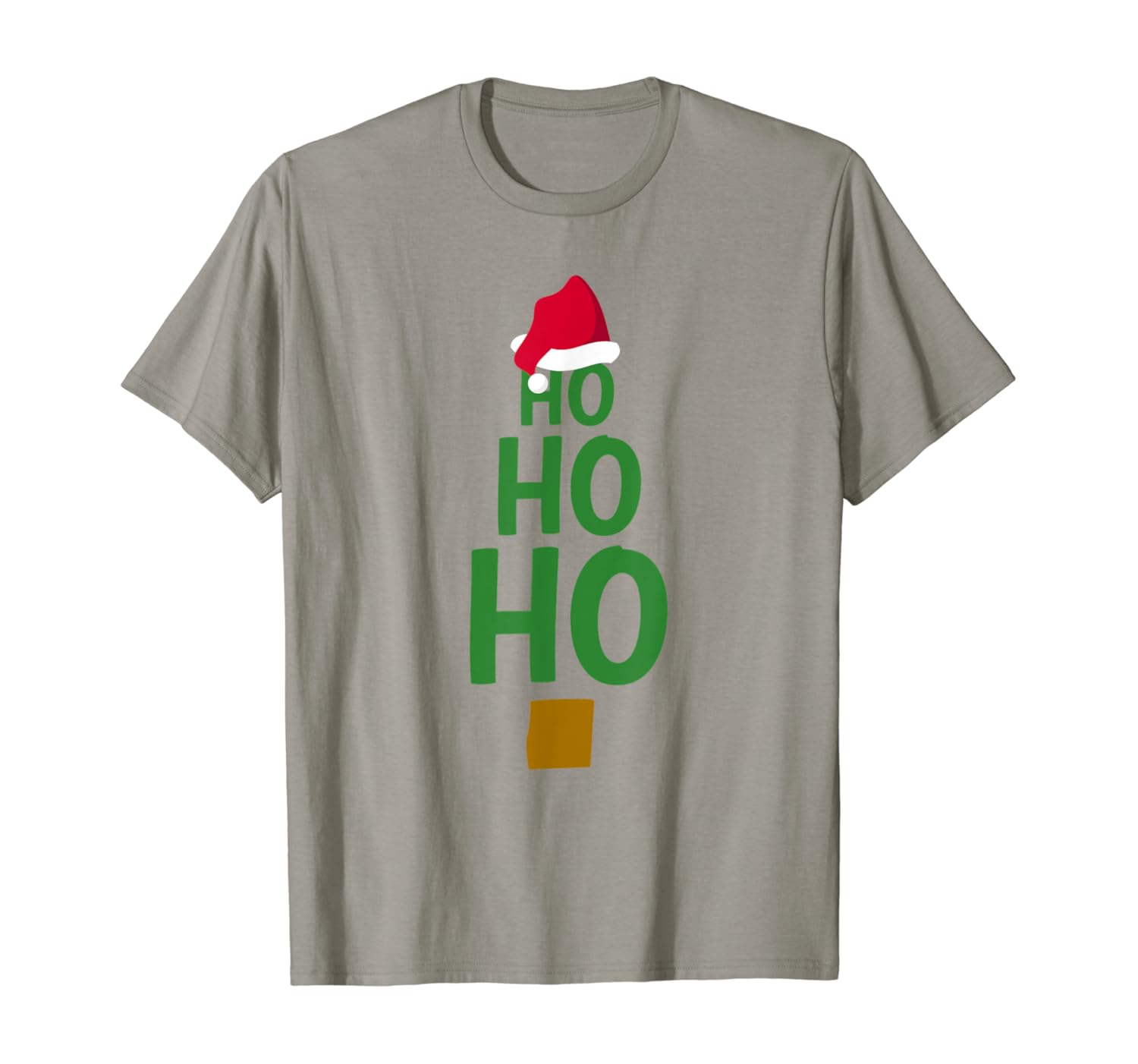 Ho Ho Ho Typo Christmas Tree Word Christmastree Design Trend T Shirt