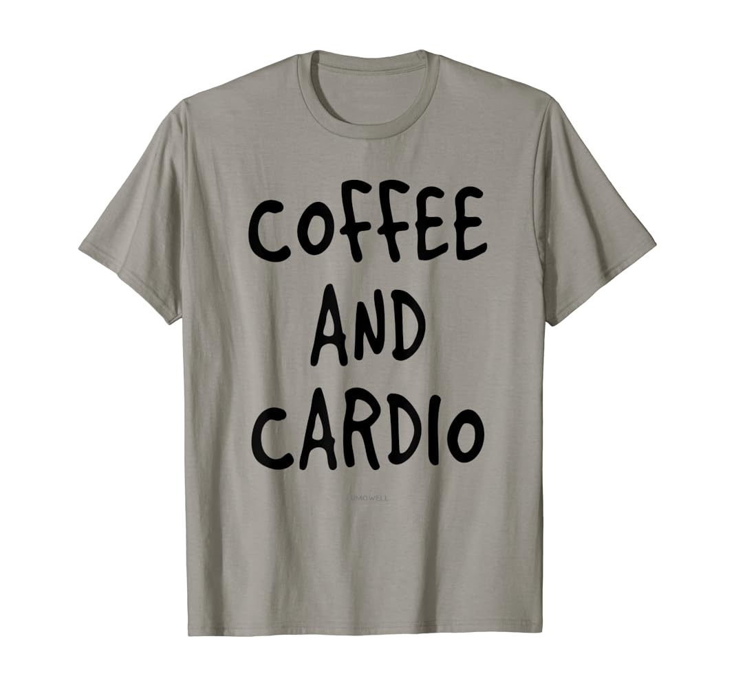 Coffee and cardio shirt Clearance