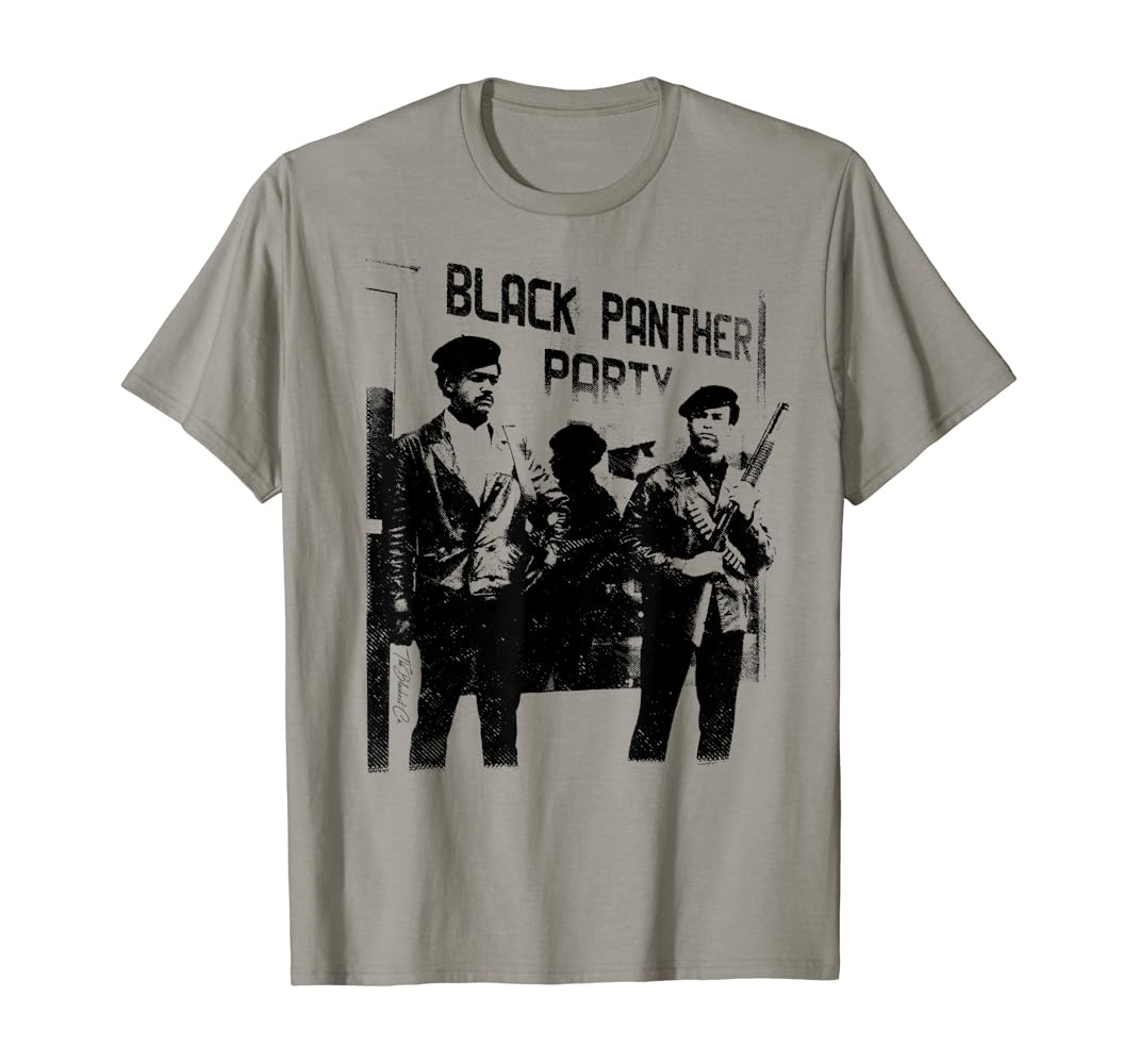 Black panther party t shirt amazon Outlet