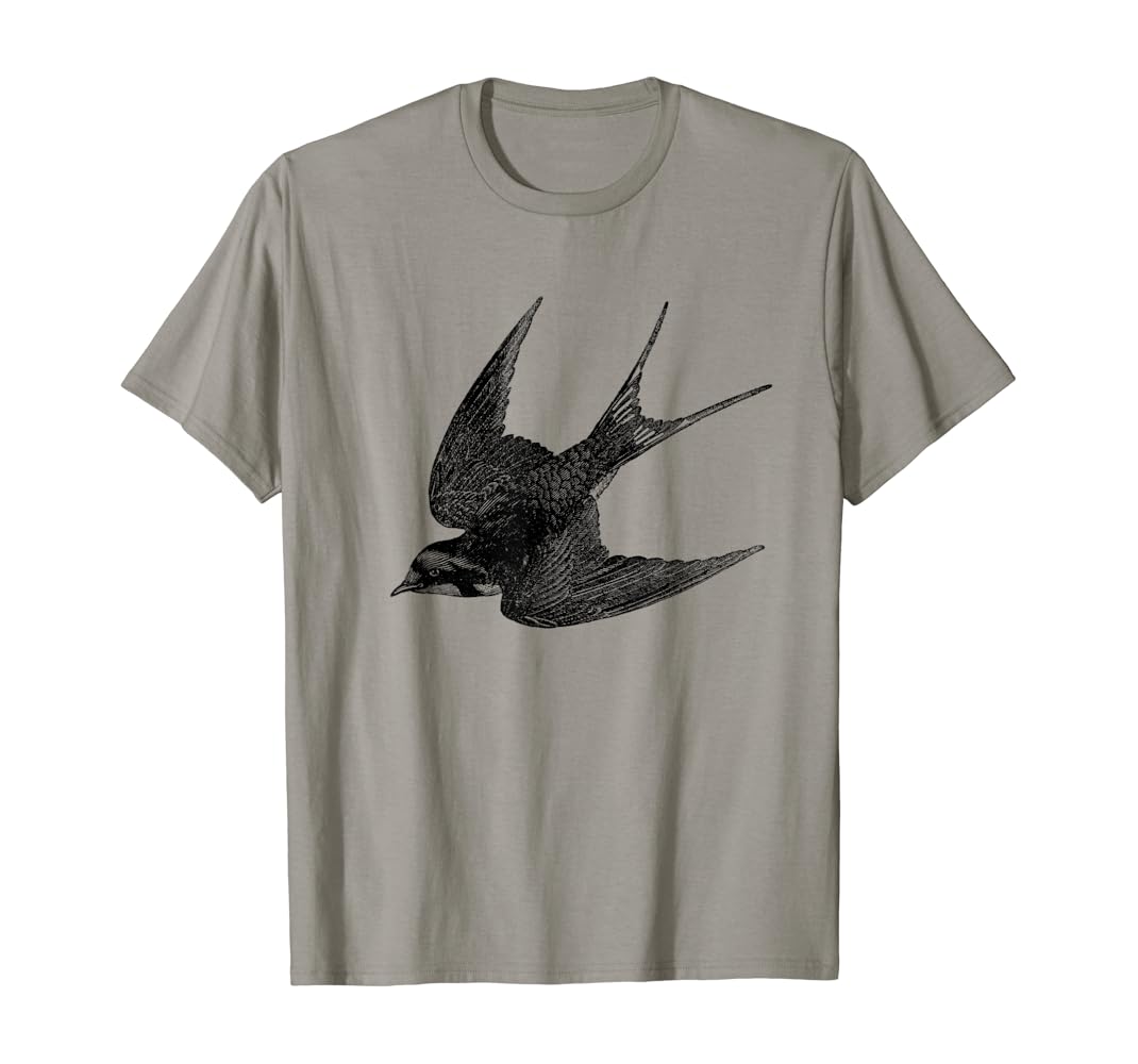 Swallow bird shirt Clearance