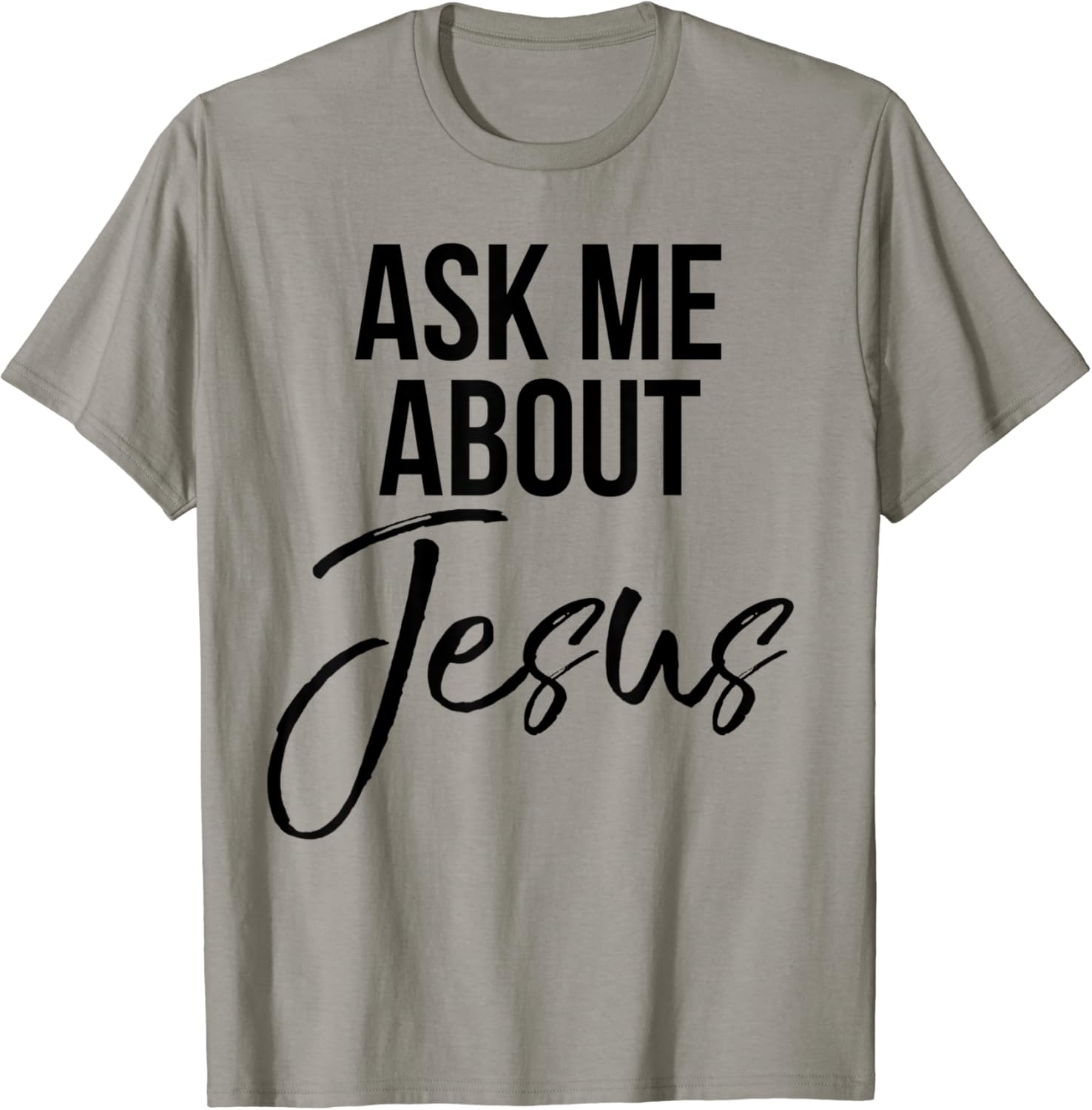 Amazon.com: Ask Me About Jesus Shirt Vintage Faith Christian T-Shirt