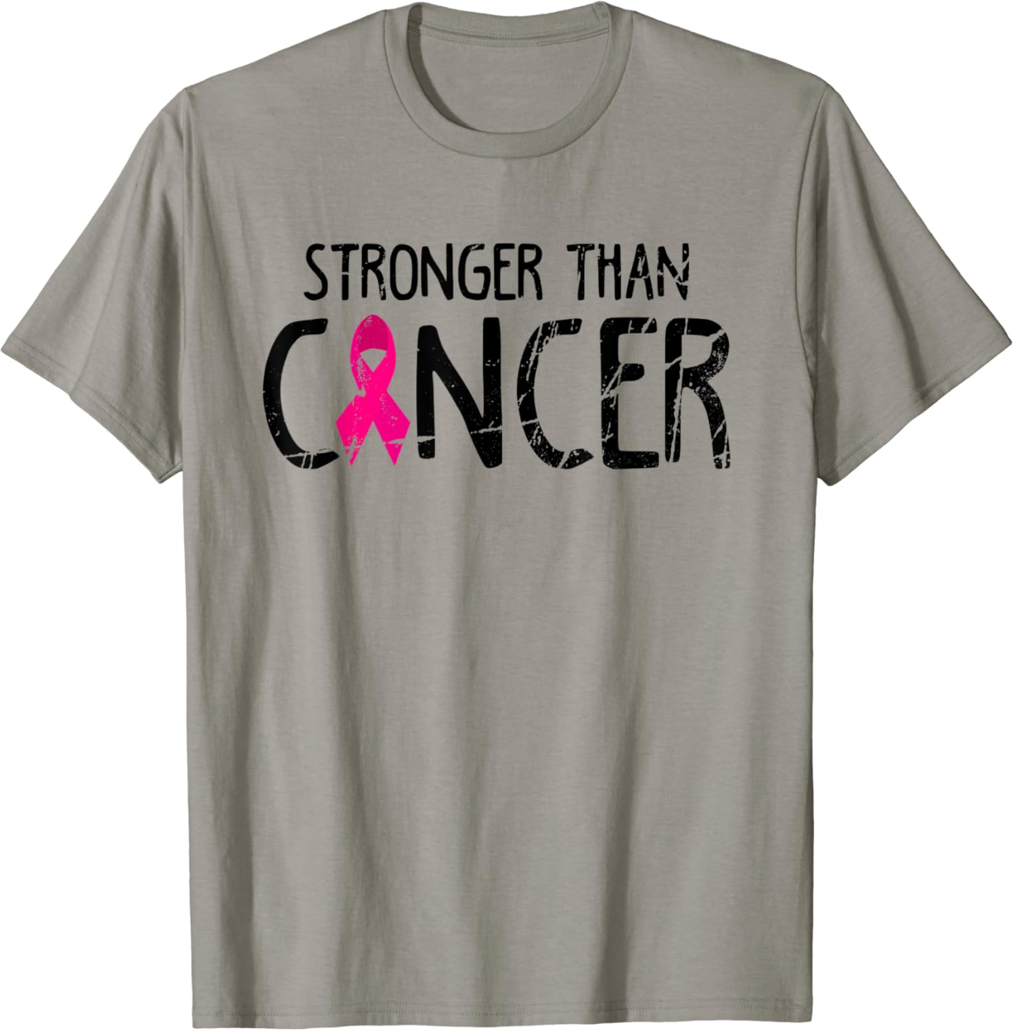 Amazon.com: Stronger Than Cancer Cancer Support Gifts Women Ribbon T