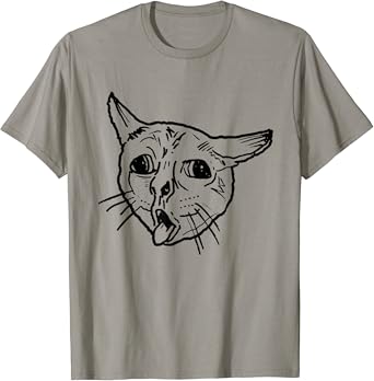 Ugly cat t shirt Clearance