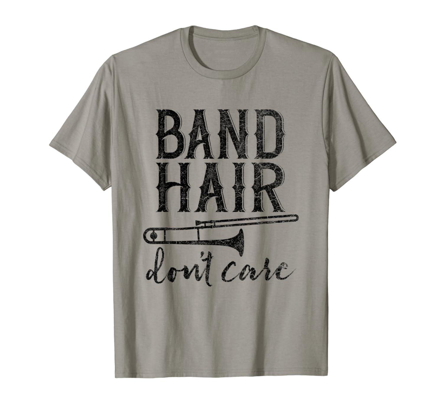 Band Shirts Marching Band Hair Don't Care Shirt Trombone