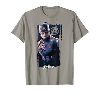 Amazoncom Avengers Endgame Captain America Logo Poster