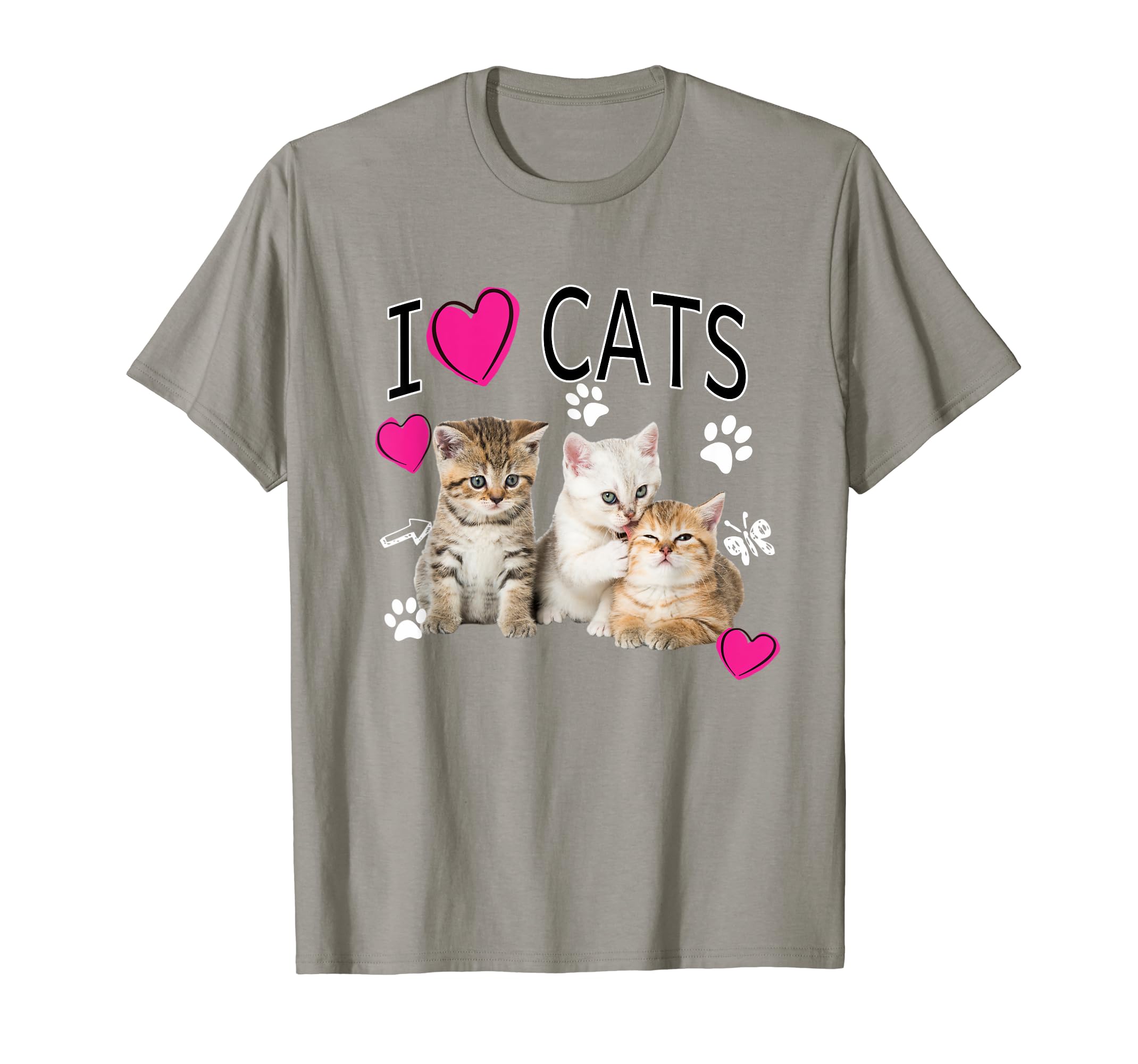 | Cat Amazon.com: - ... Cats Love I love I lover T Kittens Shirt