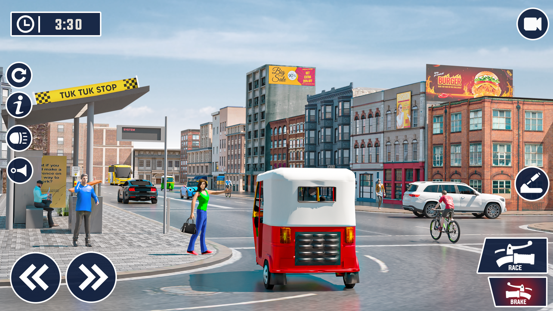 US Auto Rickshaw Game - Tuk Tuk Rickshaw Driving Game Free - App on ...