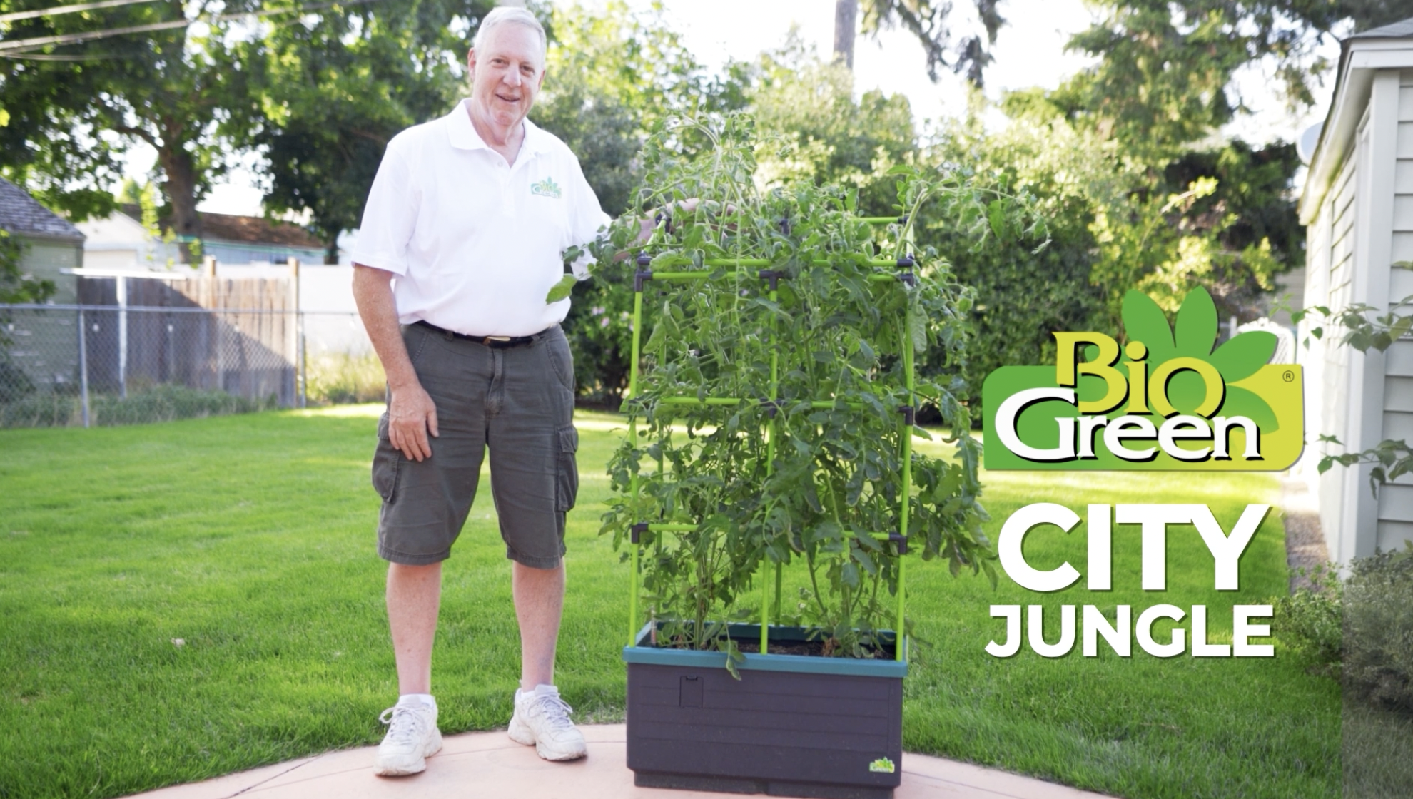 Amazon.com : BioGreen Raised Garden Bed with Trellis CITY JUNGLE