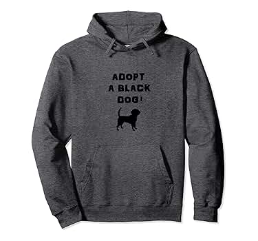 Black dog sweatshirt amazon Clearance