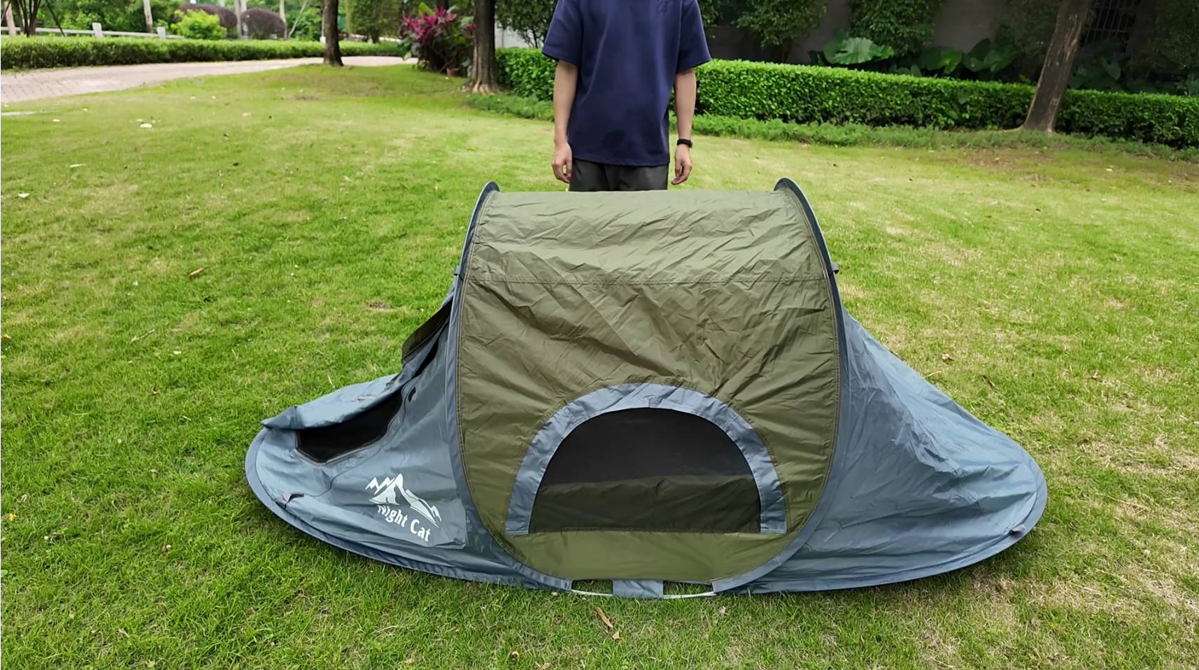 Amazon.com : Night Cat Pop-up Camping Tent: 1 Person Tent Waterproof  Instant Easy Setup Outdoor Tent : Sports & Outdoors