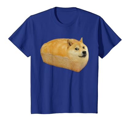 Funny Shiba Inu Doge Bread Meme T Shirt Clothing Amazon Com