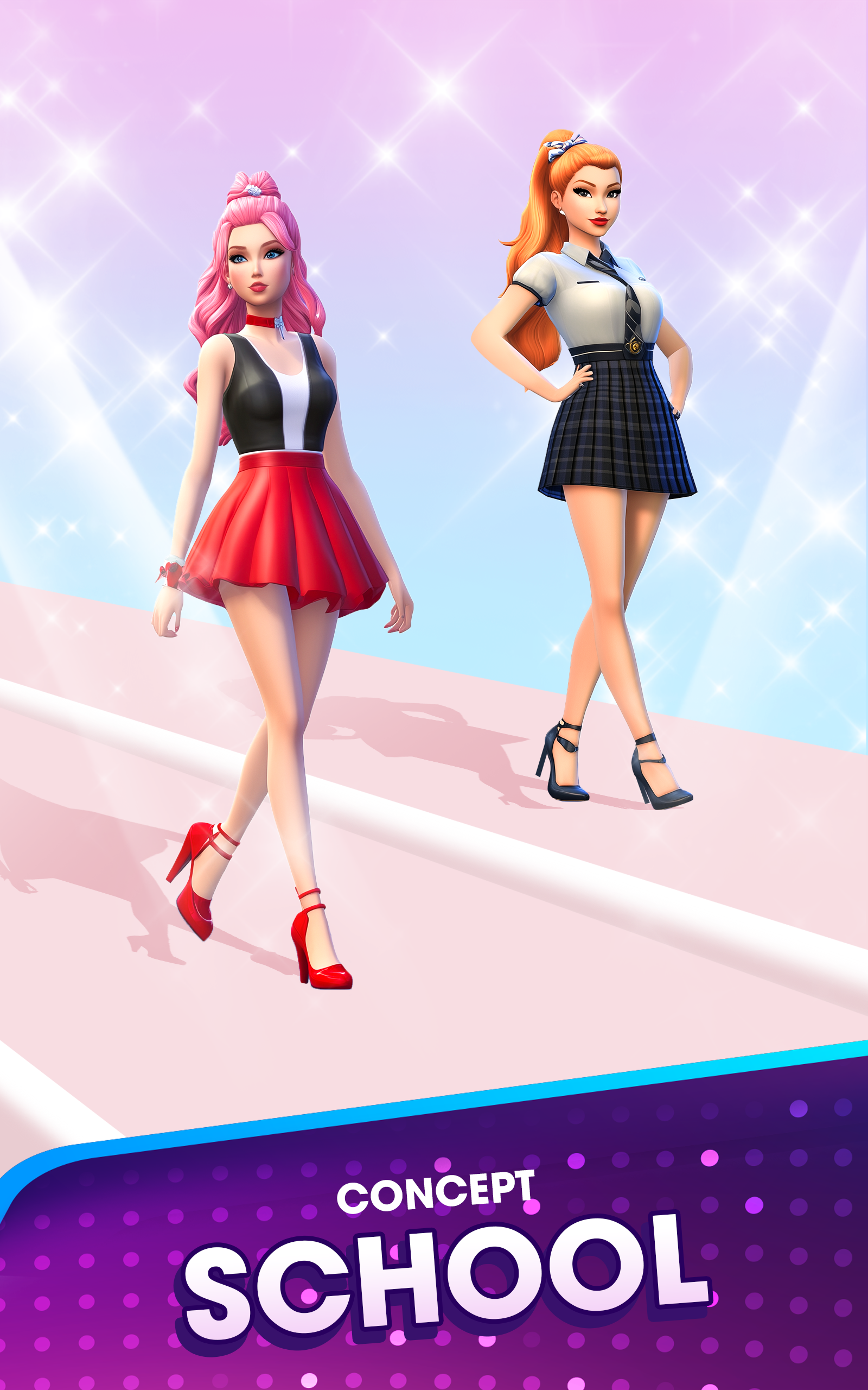 runway dress up These sets was designed by Anita addae for the Dress up runway