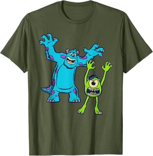 Miniatura 27 de Disney Pixar Monsters University Sulley and Mike T-Shirt Black,Navy Blue,Asphalt Grey,White,Baby Blue,Red,Kelly Green,Olive Green,Lemon