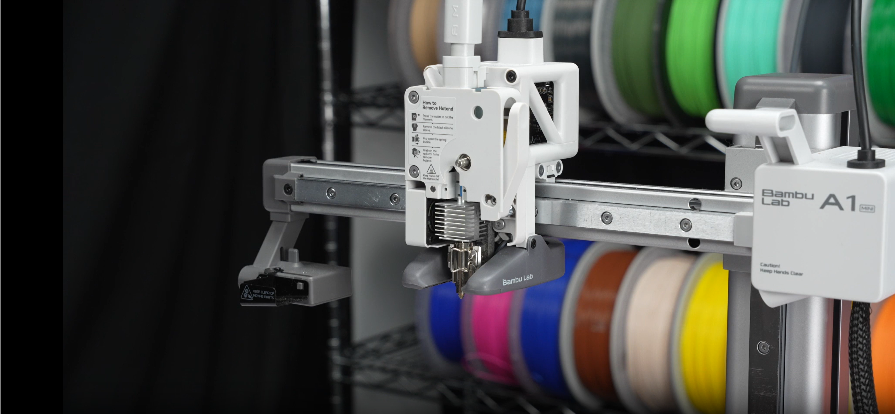 Upgrade Hotend Kit for Bambu Lab A1/A1 Mini, Hot End Assembly 0.2