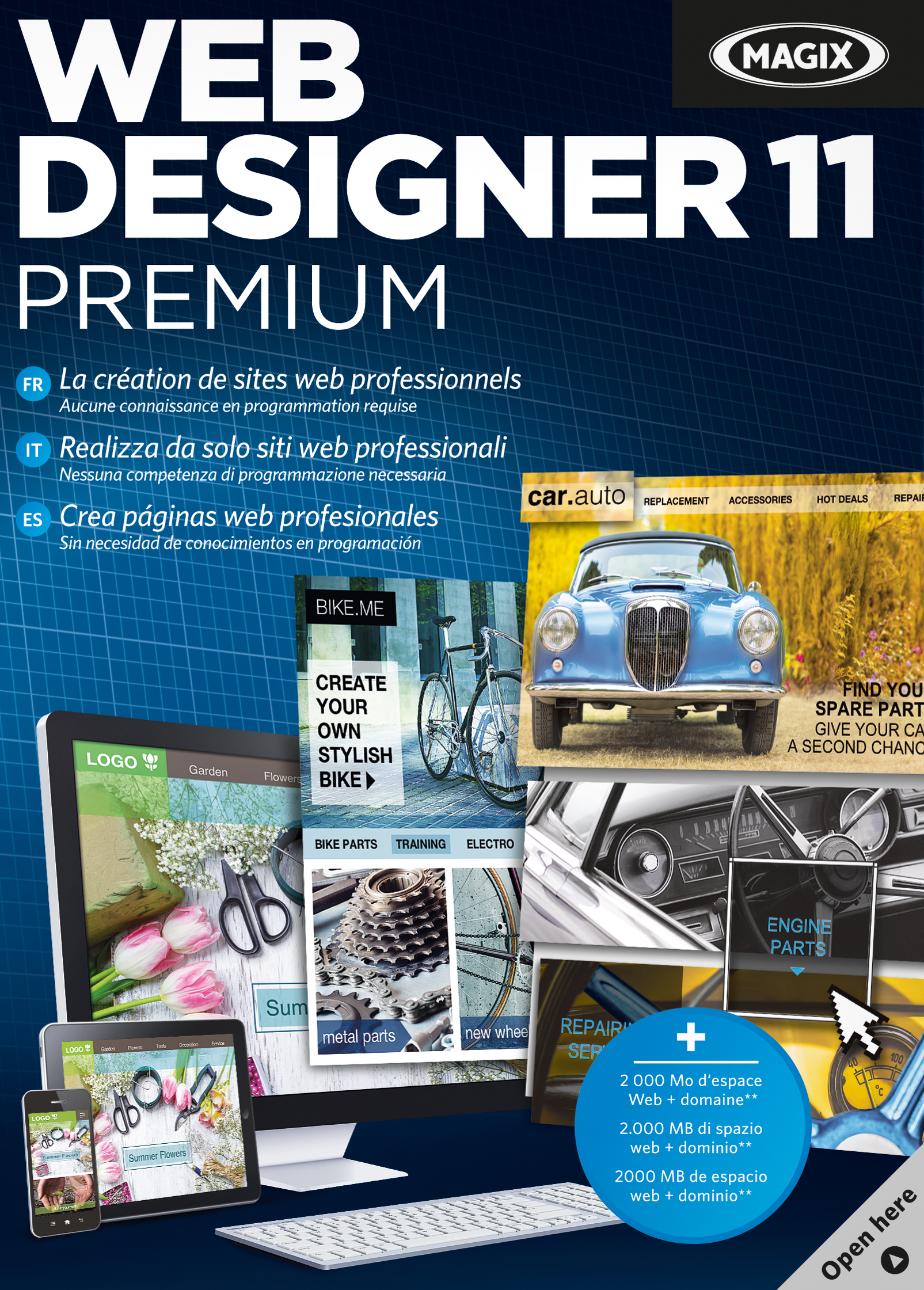 MAGIX Web Designer 11 Premium [Téléchargement]