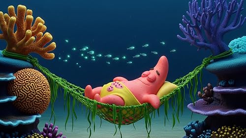 Live Patrick Starfish Music Sunset: Jellyfish Jam Session & Bubble Beats – Coral Glow 4K Display – vue 8