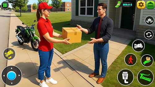 Girl Rider Delivery Game: Parcel Delivery Open World Game – vue 2