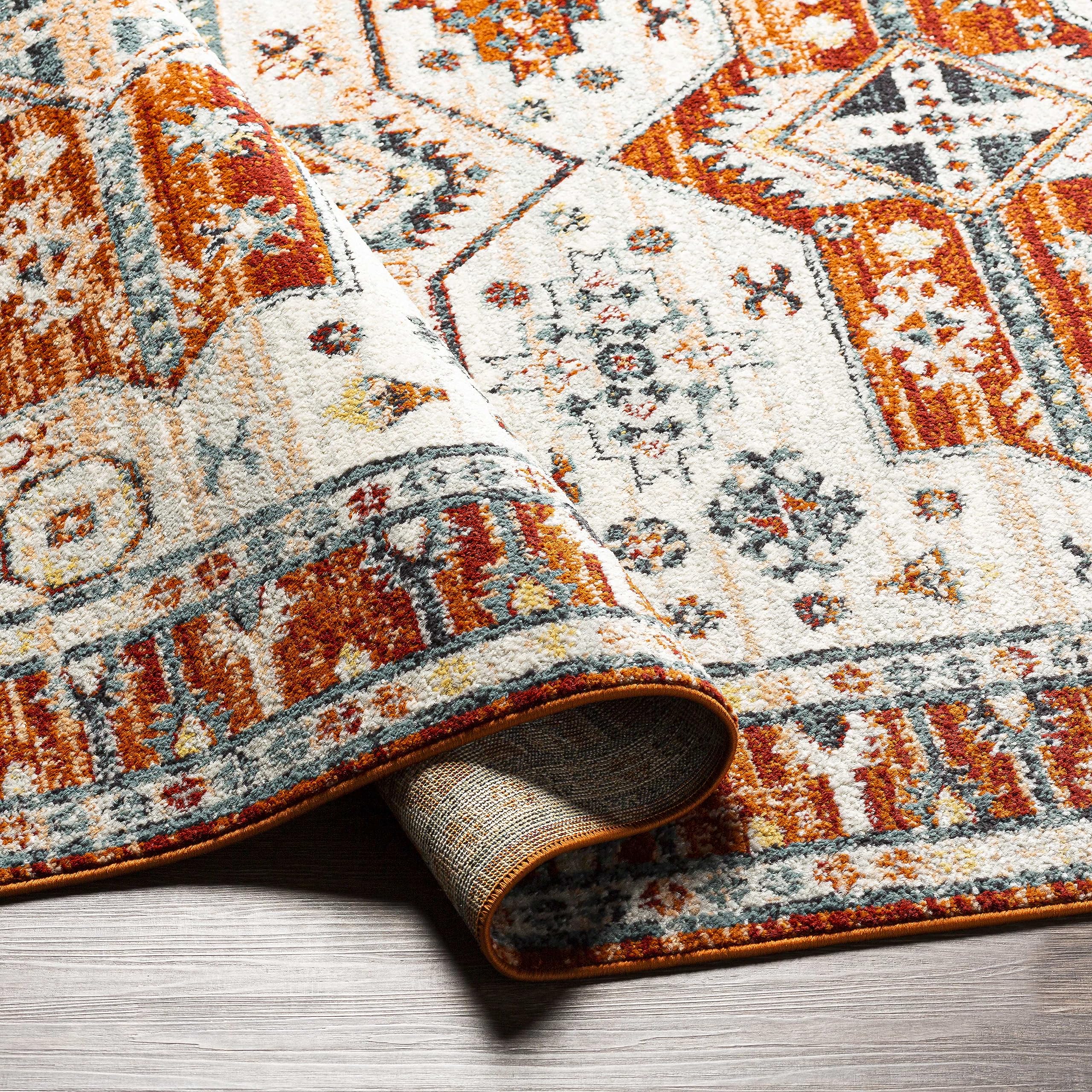 Amazon.com: Mark&Day Area Rugs, 5x7 Culver Traditional Burnt