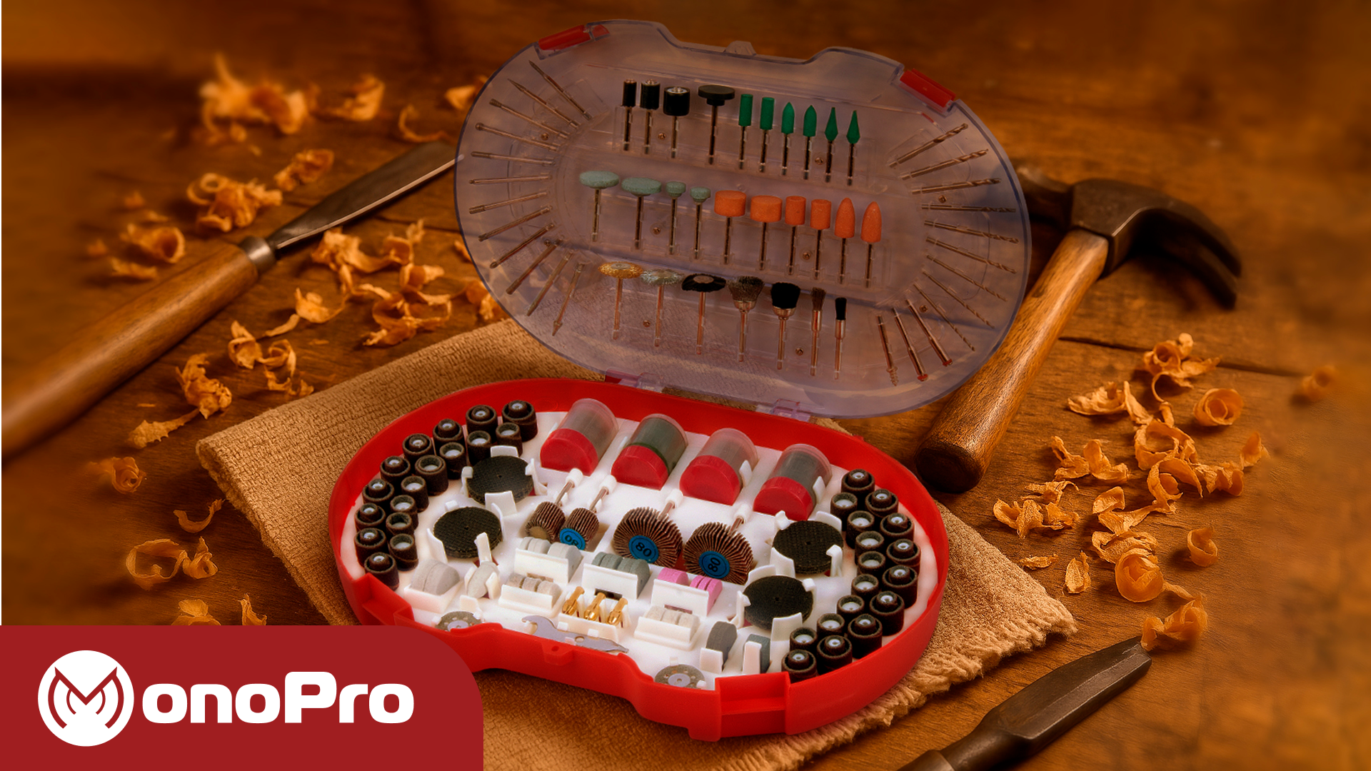 RiSaO*❤️ MonoPro 276 PCS Rotary Tool Accessories Kit, 1/8-in Shank