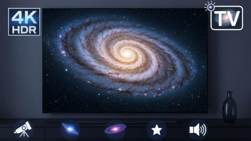 Immersive Cosmic Galaxy Cosmos 4K – Deep Space Visuals & Relaxing Sound – vue 6