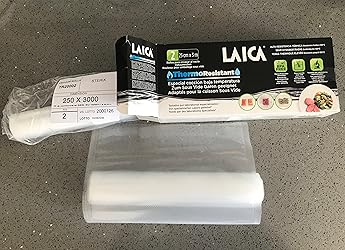 Rotoli Sottovuoto Laica TR2000 Per Cottura Sous Vide - 2 Rotoli 25x300cm - Foto 10