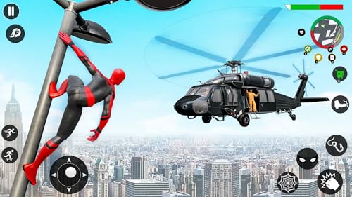 Spider Hero Man Games - Incrível Spider Rope Hero Game | Vice-cidade gangster | Jogos do Homem-Aranh