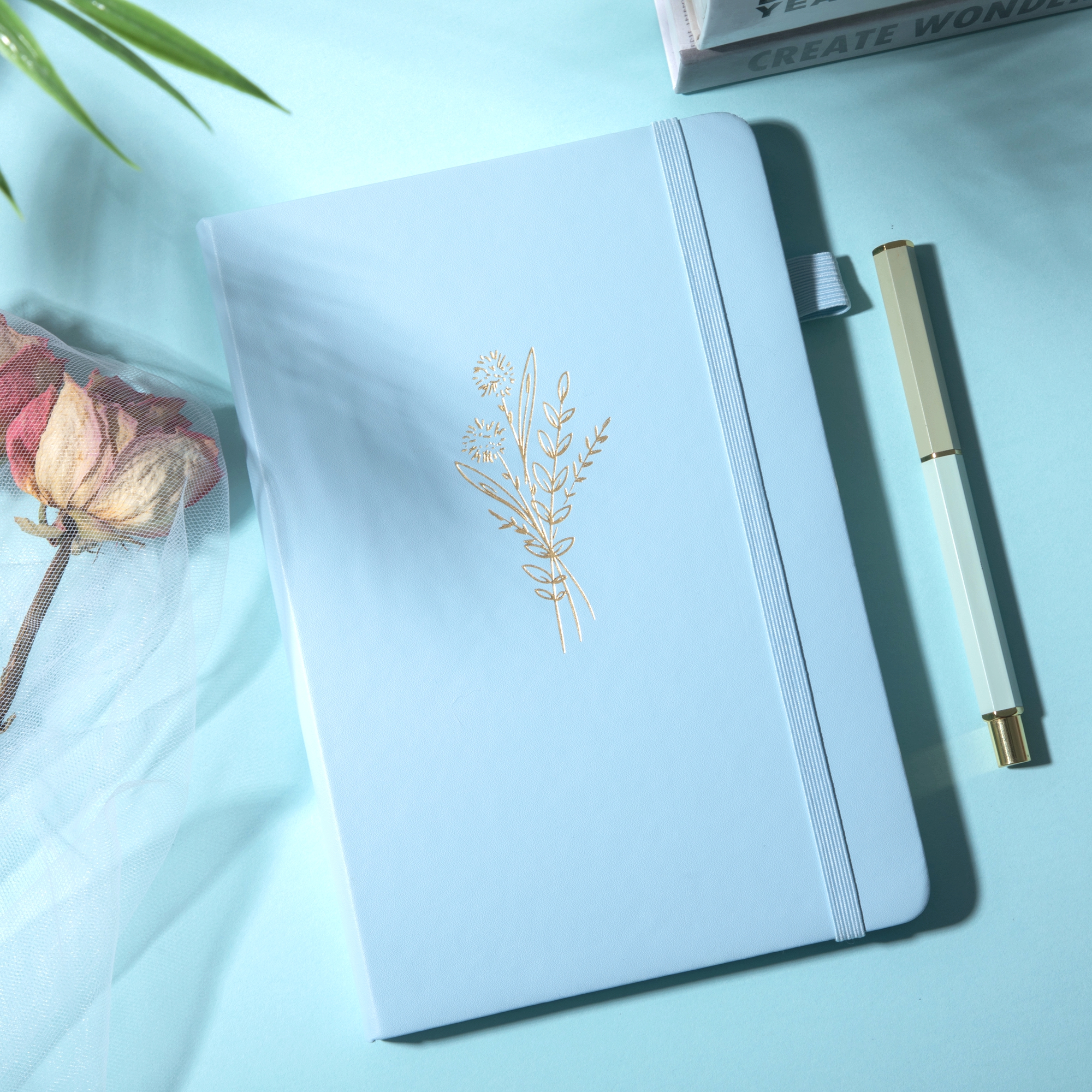 A5 Leather Notebook & Pen Set - 256 Pages Lined Hardcover Journal With Gift Box, For Men & Women - View #8