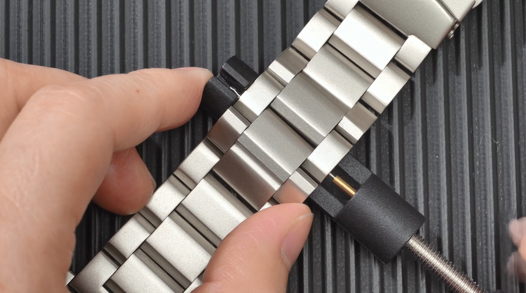Correa de reloj de acero inoxidable compatible con Apple Watch miniatura 7