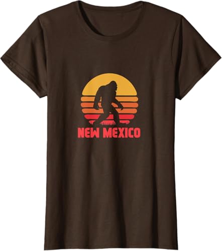 Miniatura 31 de Bigfoot New Mexico State Sasquatch Yeti Urban Legend Retro T-Shirt Black,Asphalt Grey,White,Silver Grey,Brown,Olive Green,Lemon Yellow,Dark Heather